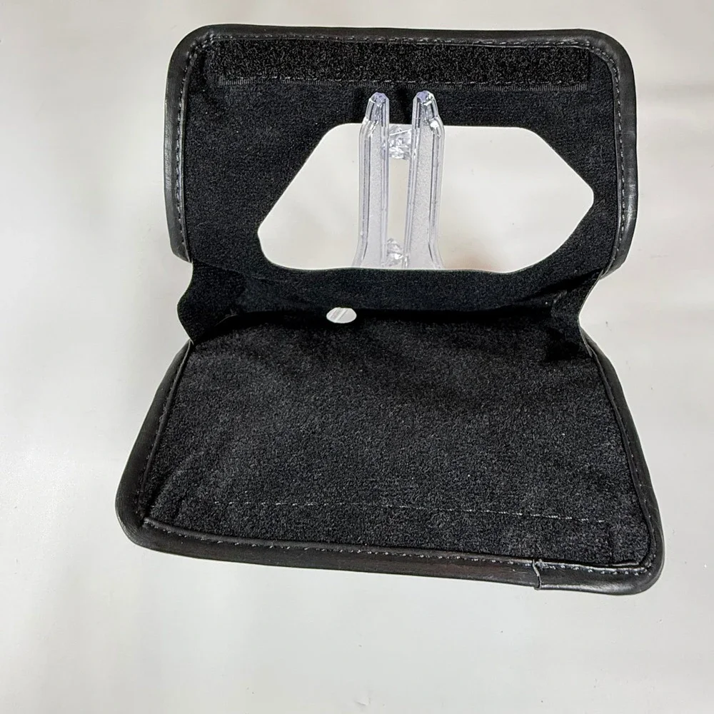 VTG Sony TCD-D8 DAT Walkman Protective‎ Pouch Case Black Leather Retro Y2K Tech